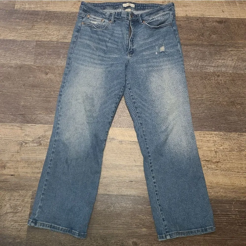 Mason & Belle Straight Leg Crop Jeans - Picture 2 of 10